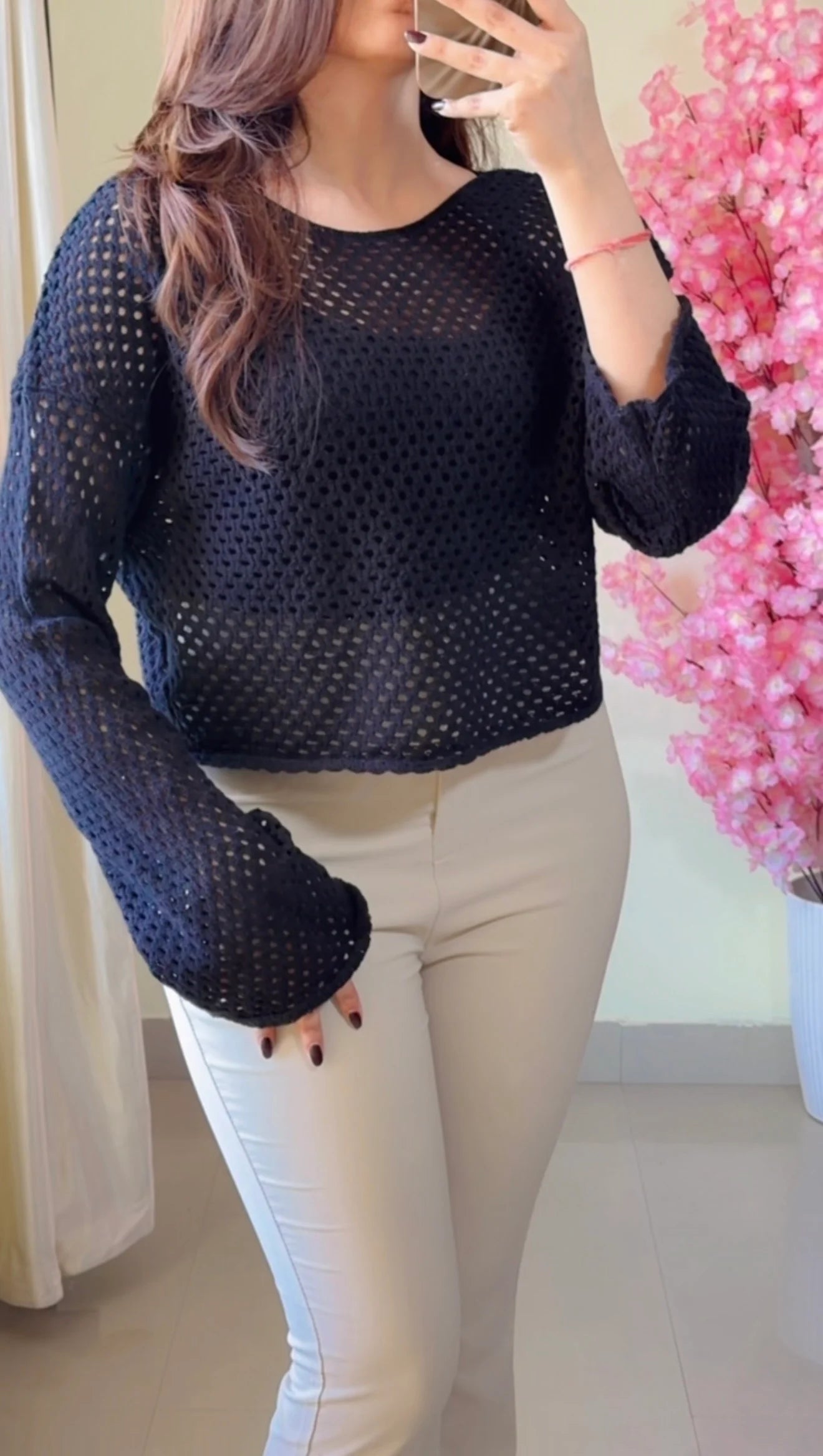 (Size-S to M) Crochet Top- C494