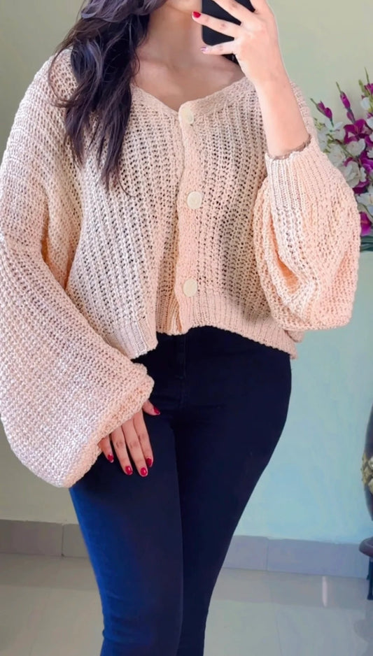 (Free Size 36-44) Crochet Top- (Cb59)