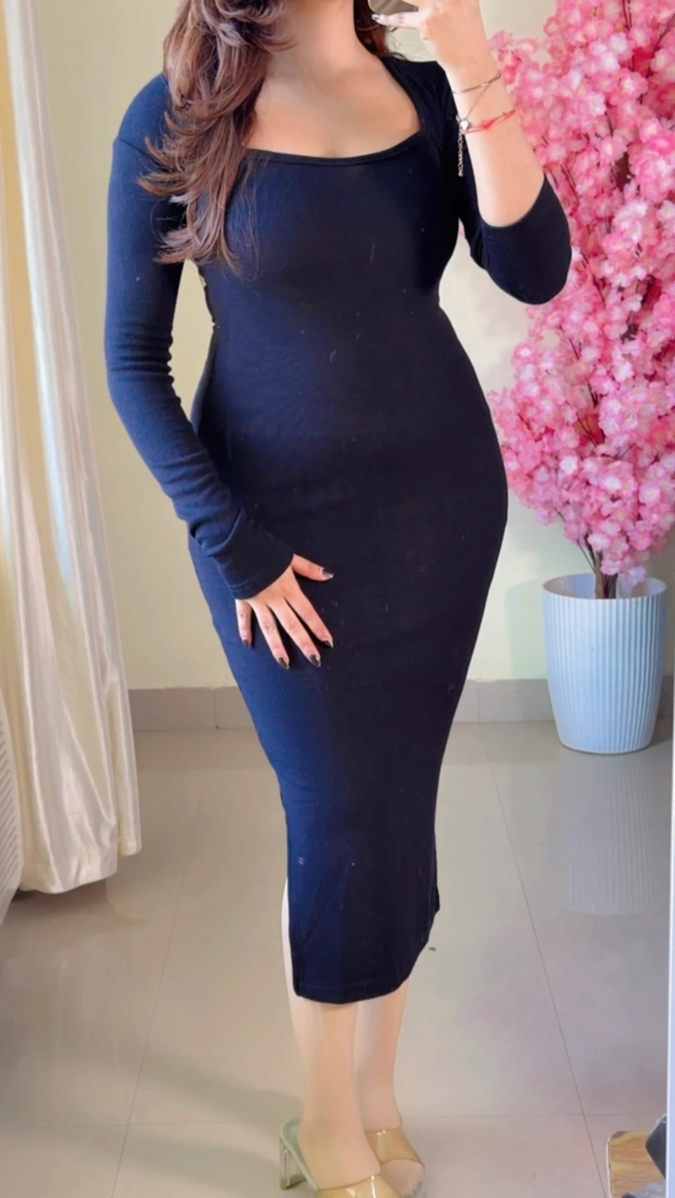 (Size-XS to S) Classy Bodycon Dress-D110