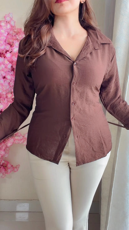Premium Corset Back Summer Shirt