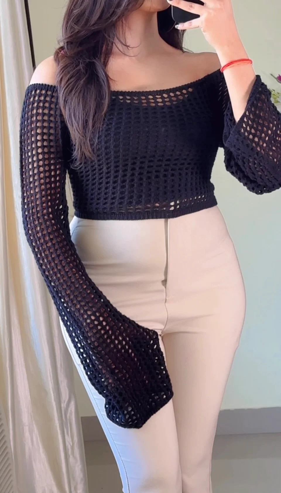 (Size-Free Size ) Crochet Top-CB166