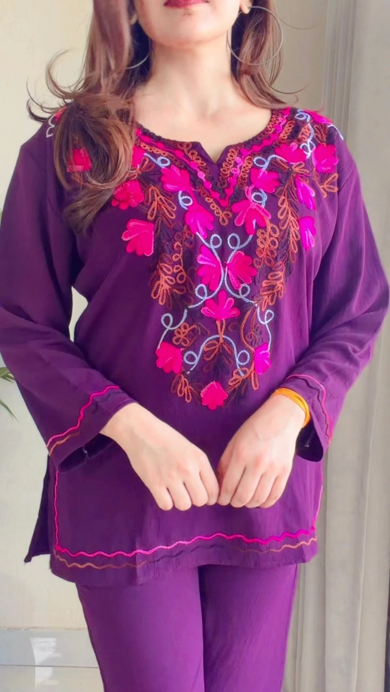Gulnaar Embroidered Pakistani Co-Ord Set