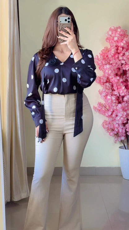 Polka  Pop Bow Premium Shirt