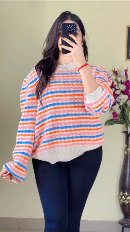 Size(Free Size) Crochet Sweater CB-138