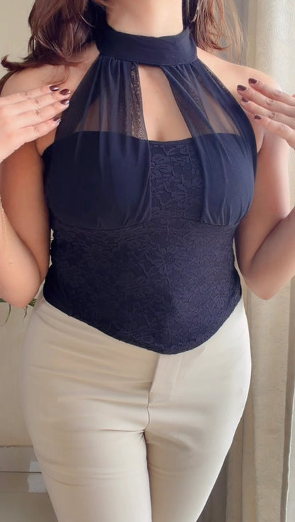 Glam Padded Halter Top