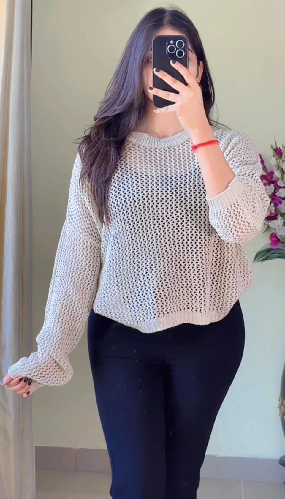 (Size-Free Size ) Crochet Top-189