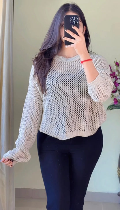 (Size-Free Size ) Crochet Top-189