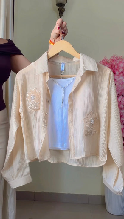 Pastel Yellow shirt+ Inner Combo