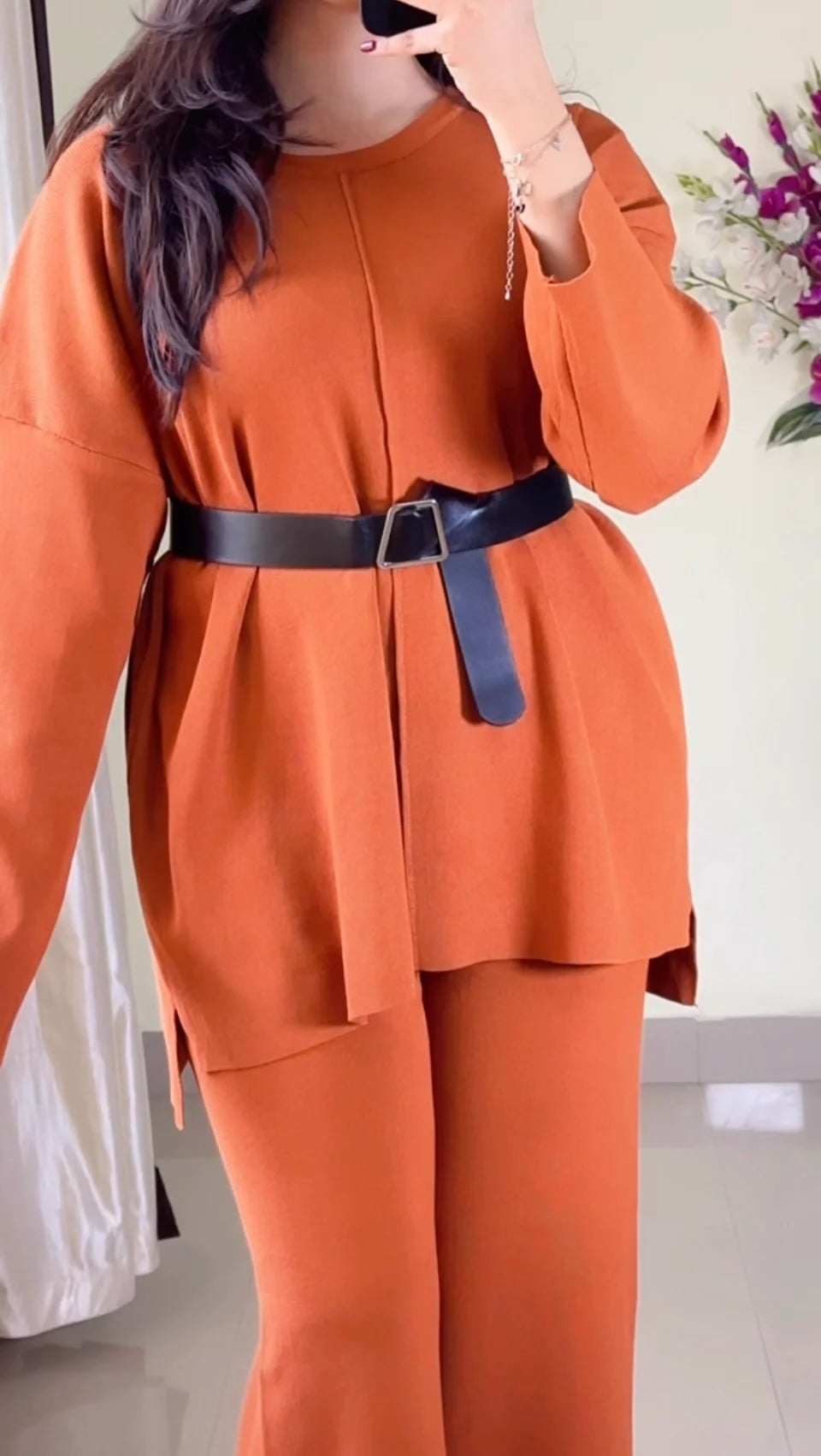 Premium Co-ord Set With Belt