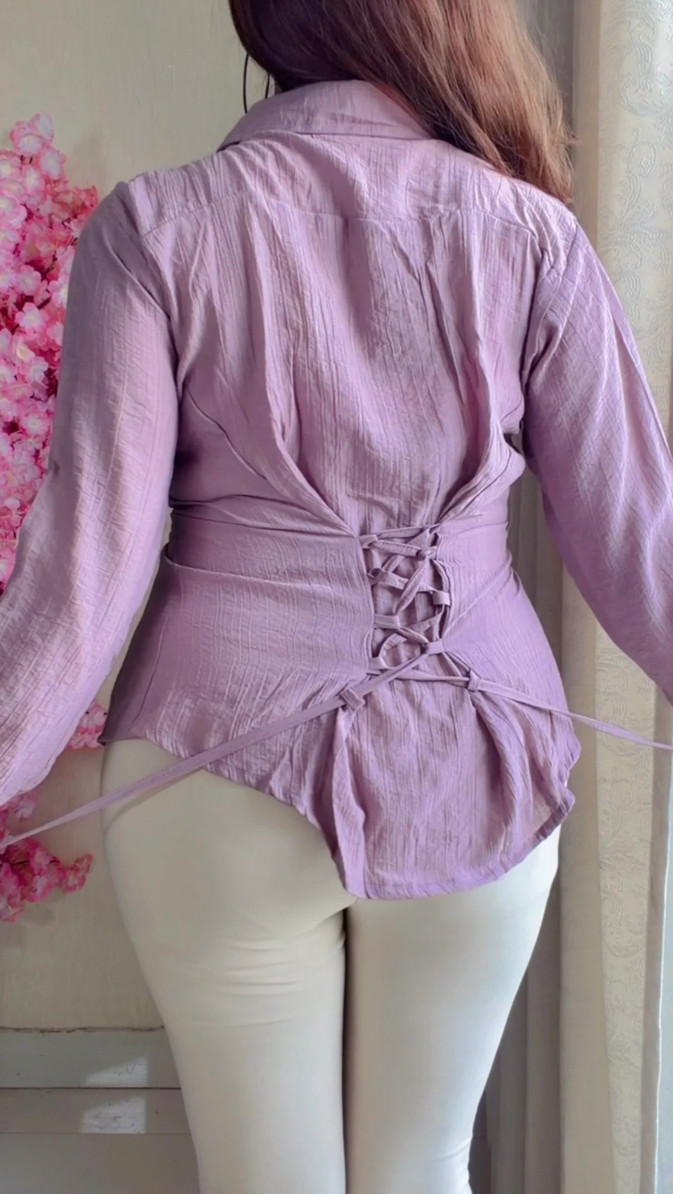 Premium Corset Back Summer Shirt