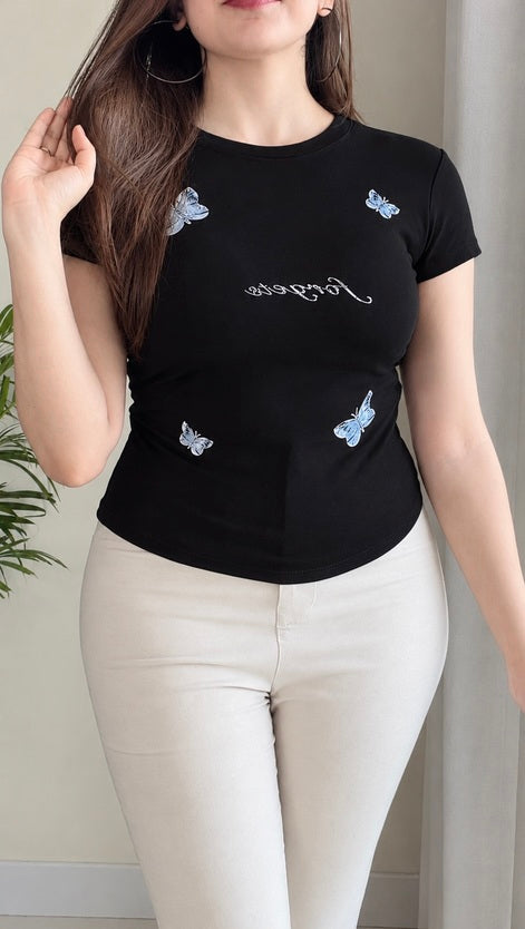 Dreamy Muse butterfly Padded Top