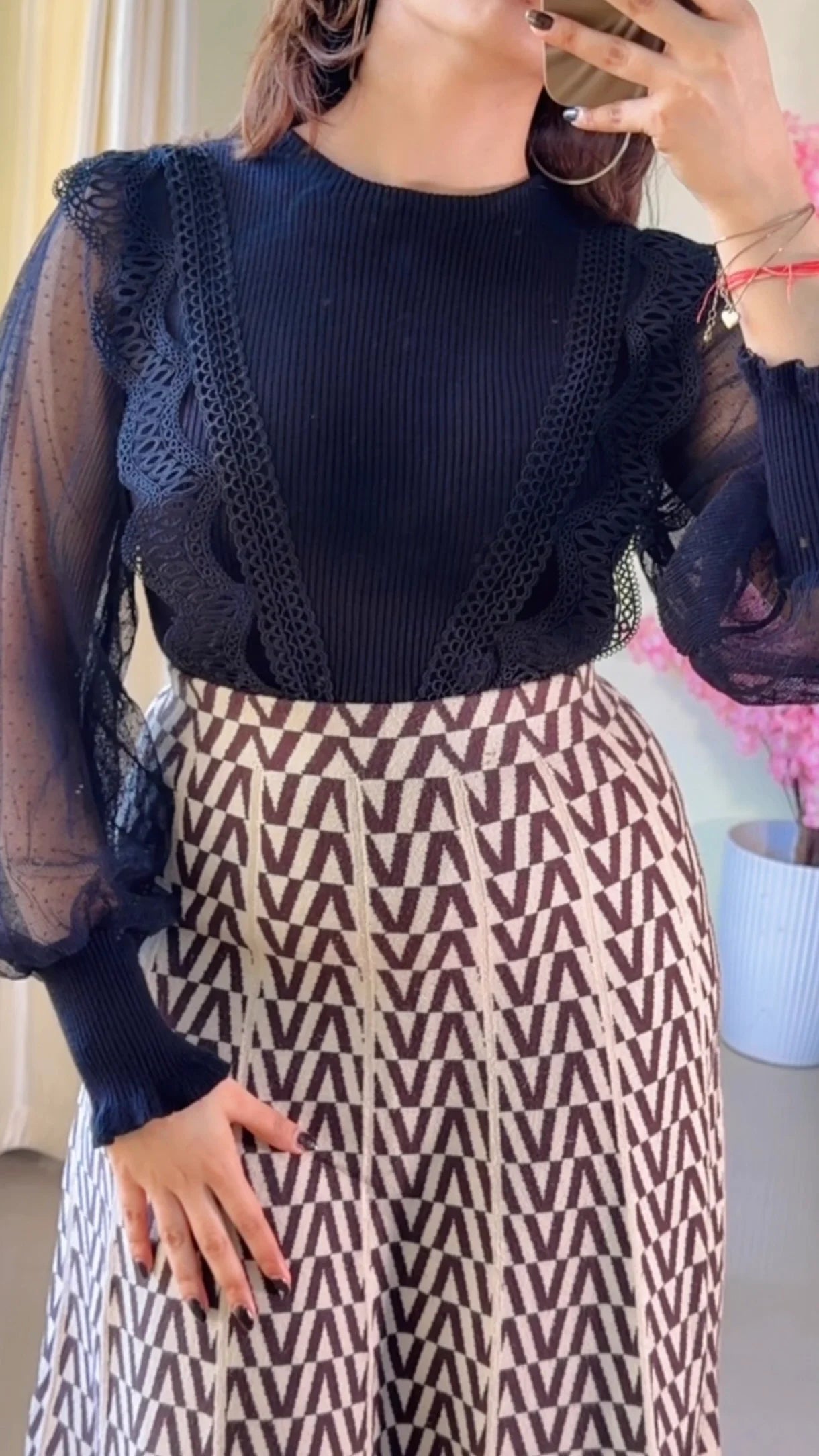 (Size-Free Size) Classy Co-Ord Set-  K-544