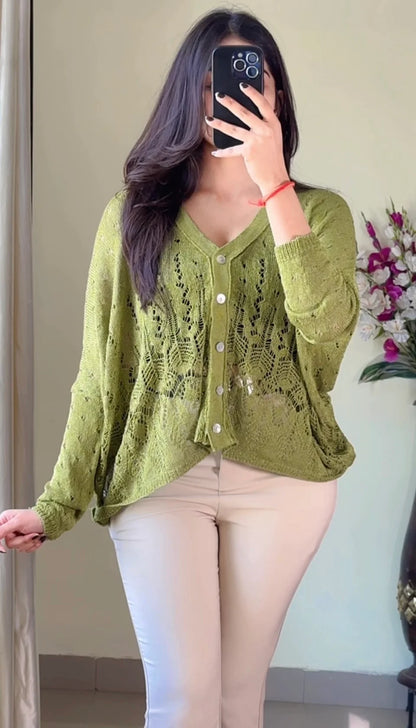 (Size-M to L) Crochet Top-CB161