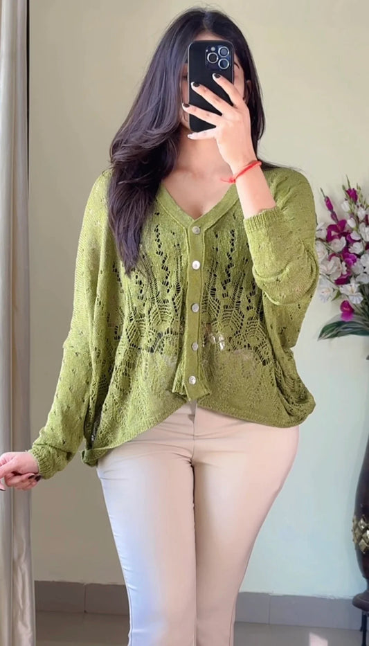 (Size-M to L) Crochet Top-CB161