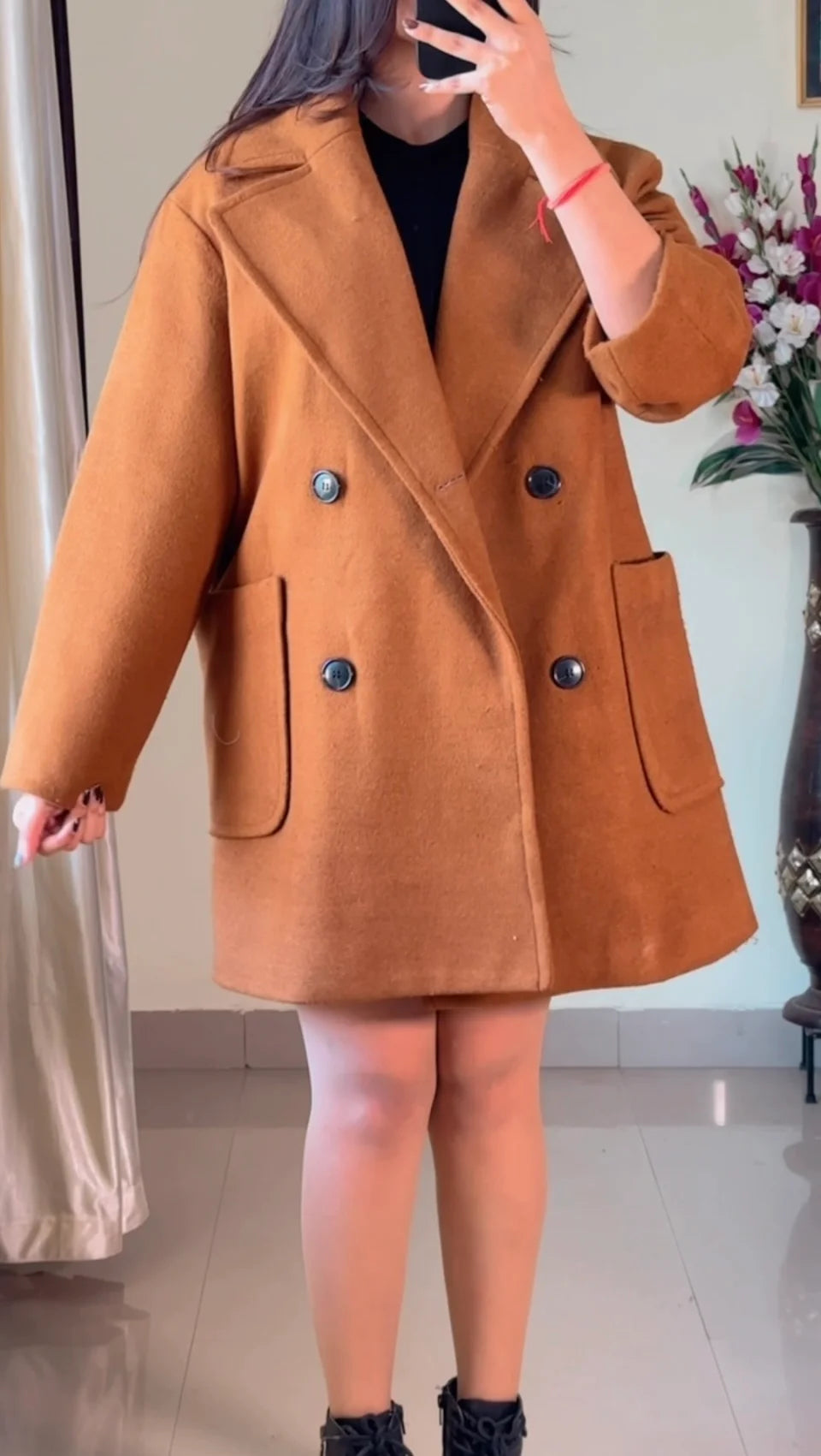 (Size- L to XL)  Winter Coat) - (WO200
