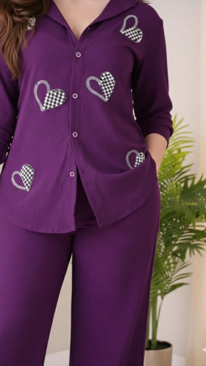 Premium Embroidery Co-Ord Set