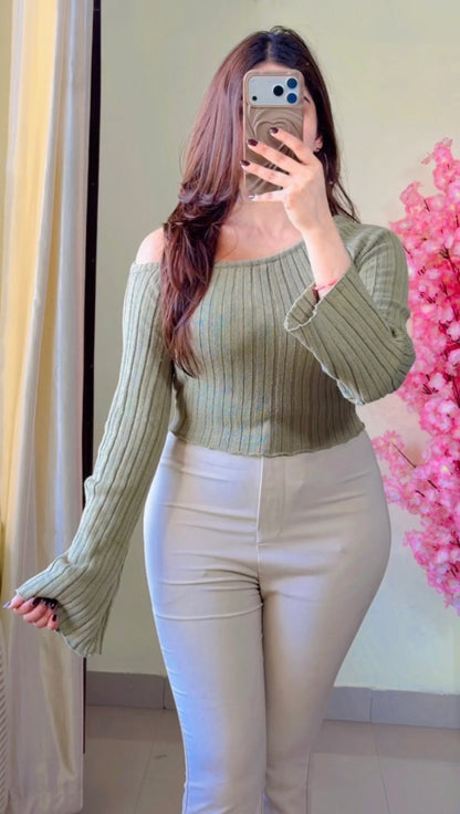 (Size-S to M) Crochet Top- C529