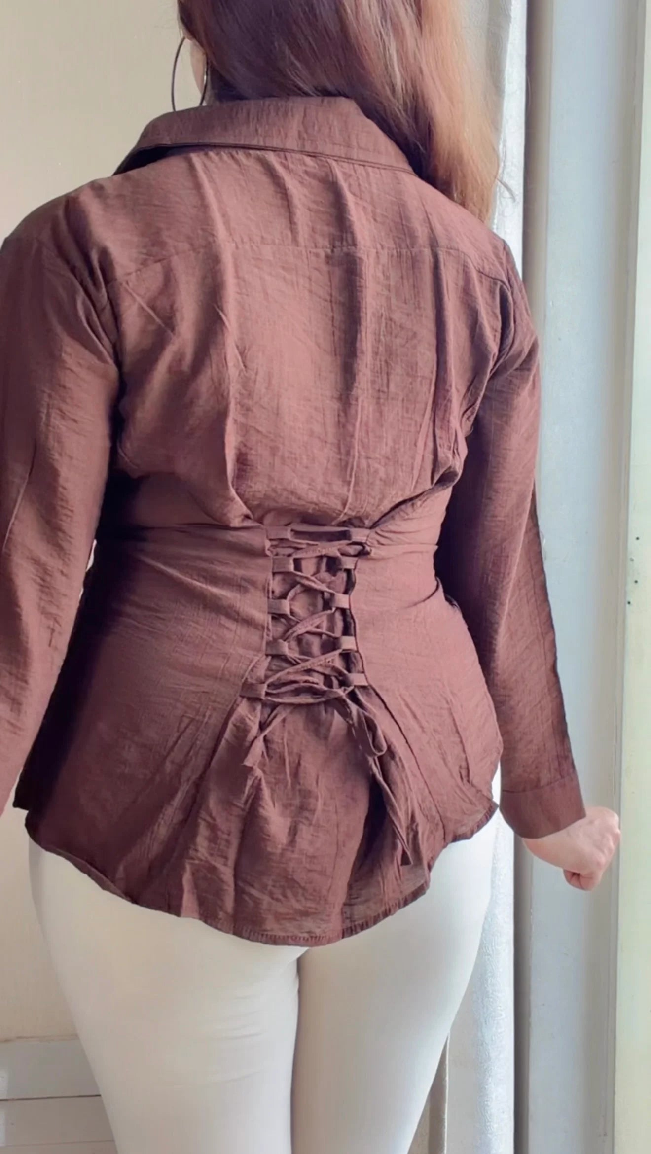 Premium Corset Back Summer Shirt