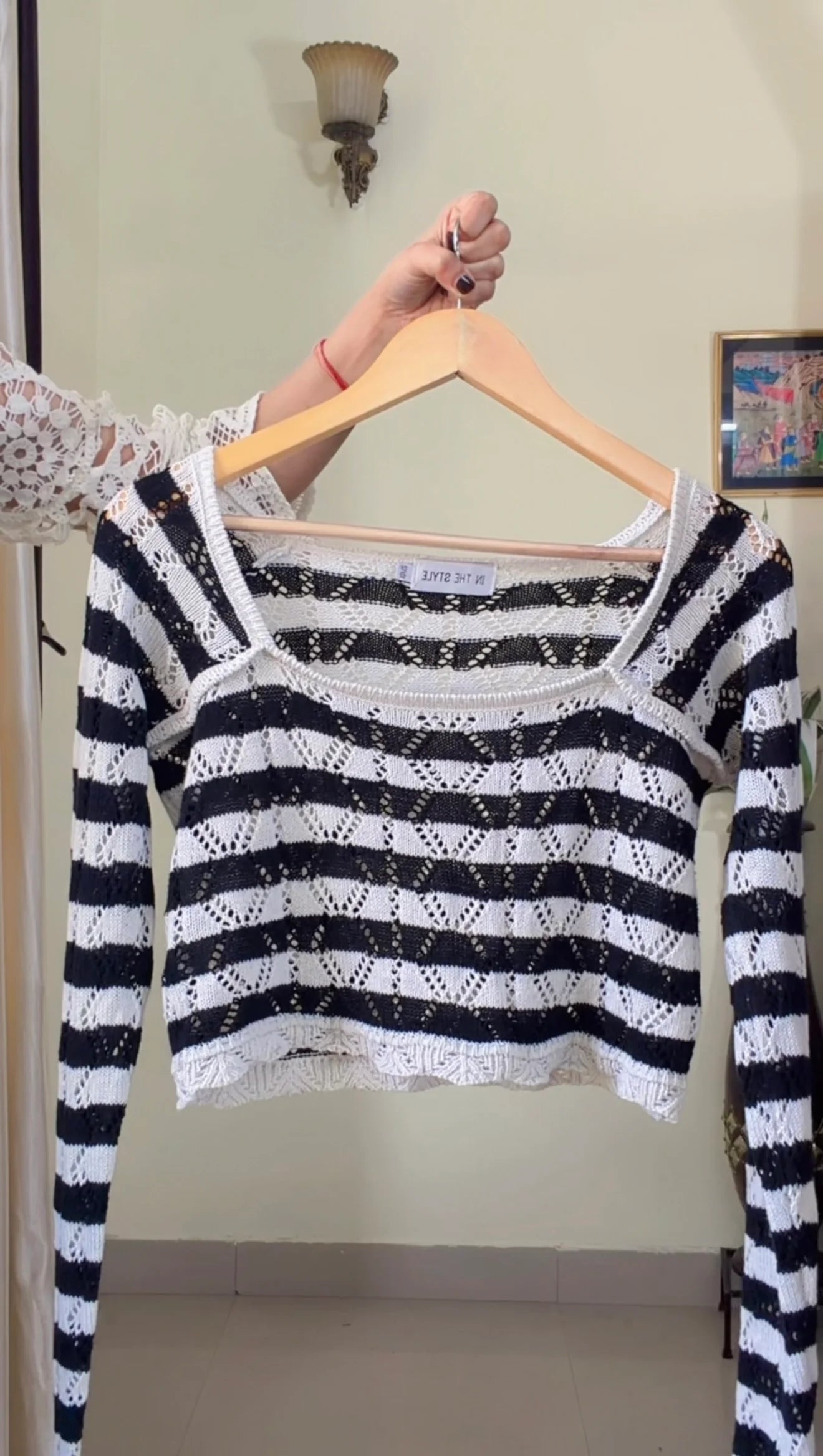 (S To M) Crochet Top- (C439)