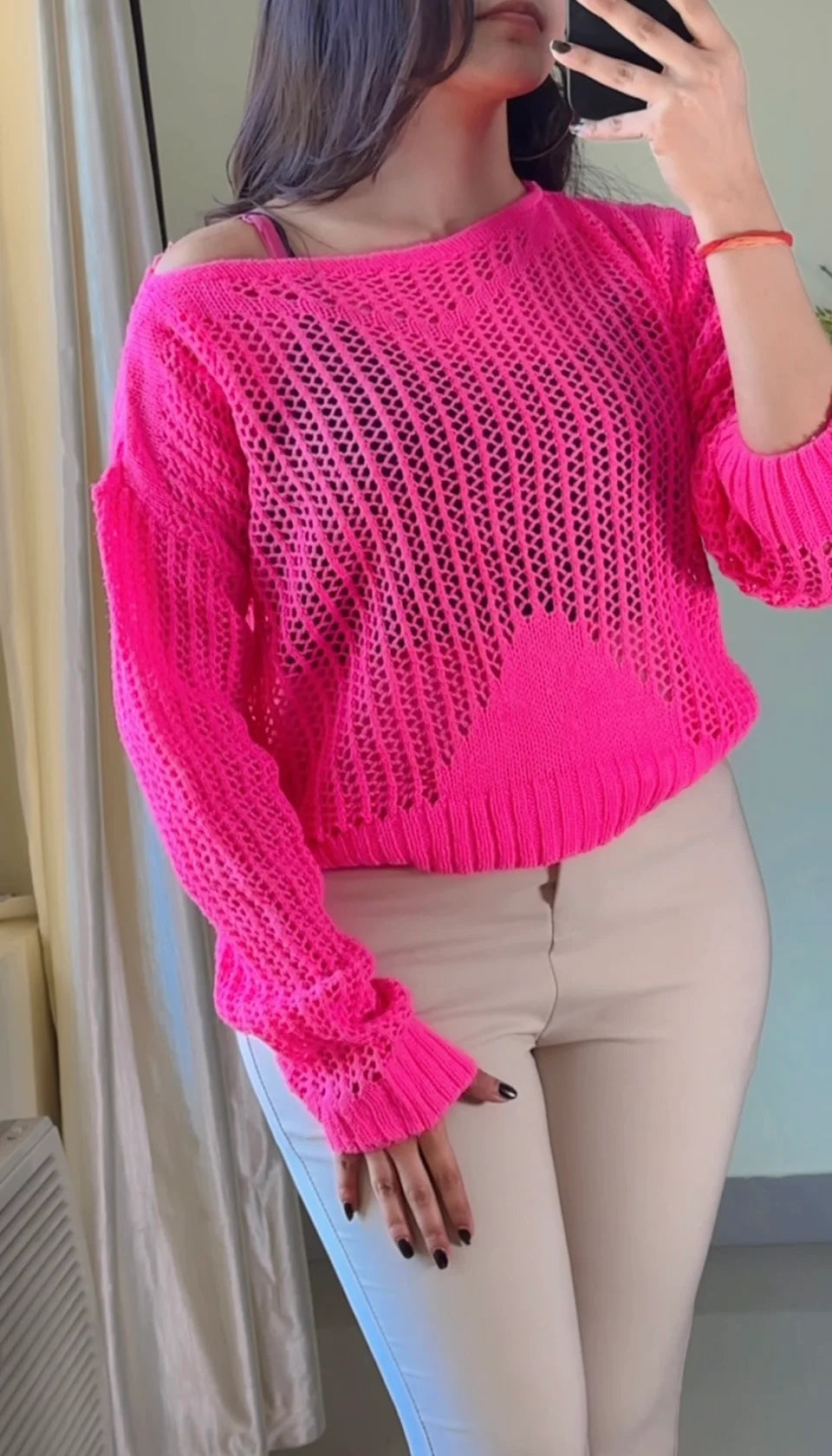 (Size-S to M) Crochet Top-CB160