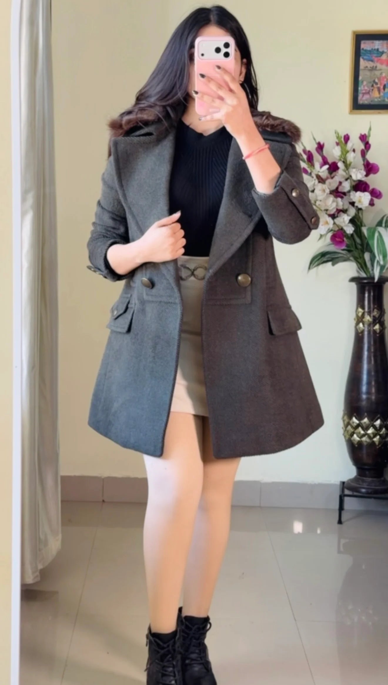 (Size-Xs to S)Premium Winter Coat- Wo251