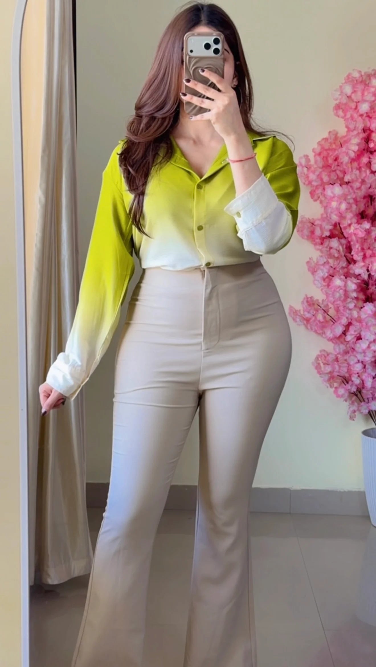 Lime Sorbet Ombre Shirt