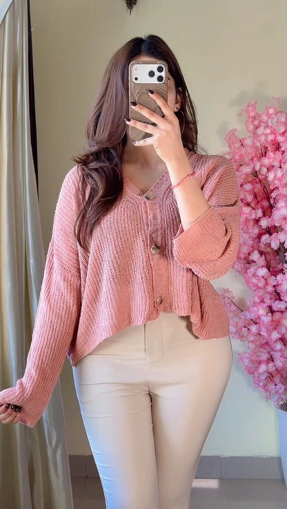 (Free Size Till 40"Bust  ) Crochet Top-C487