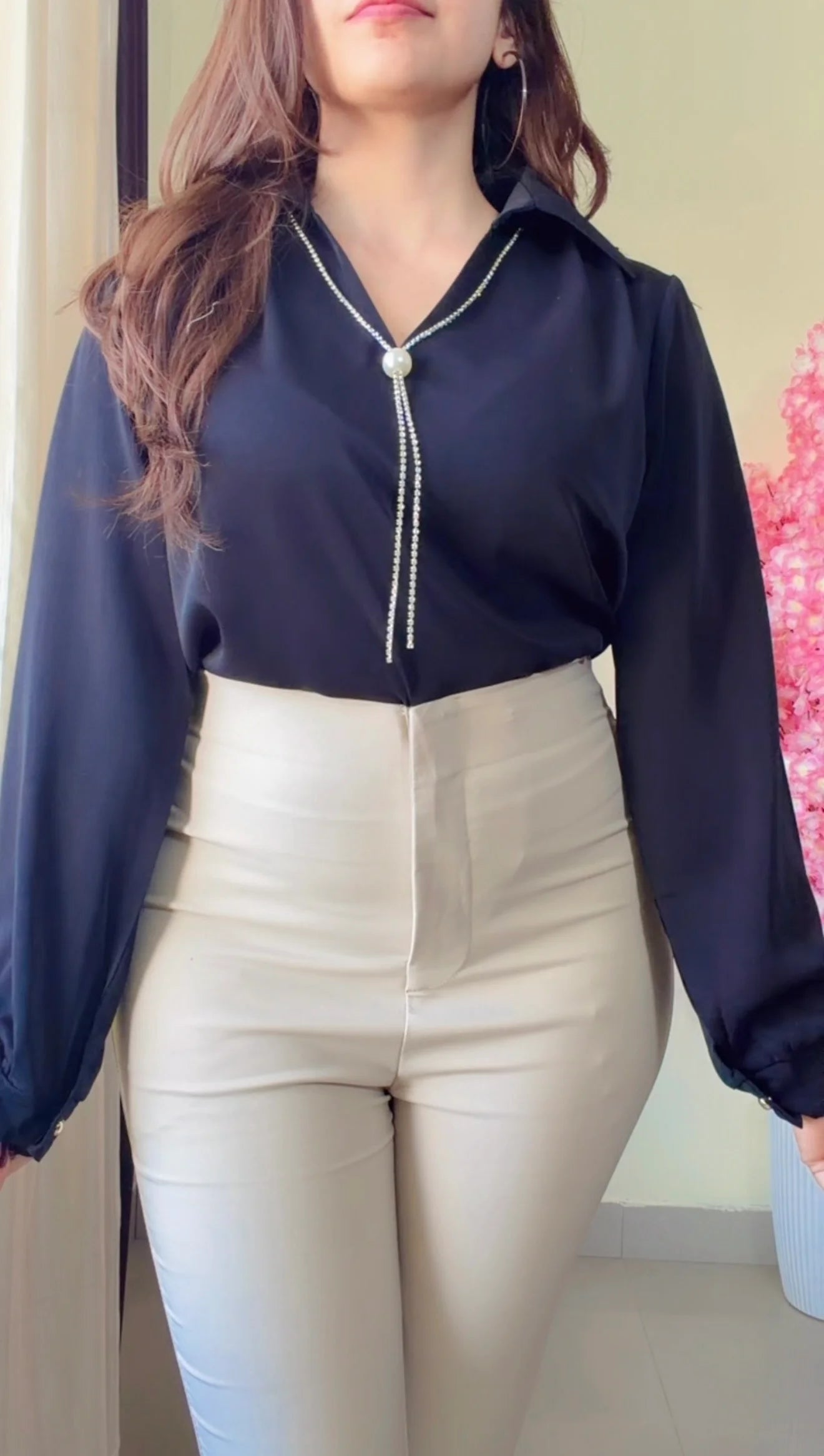 Black Pearl Tie Shirt