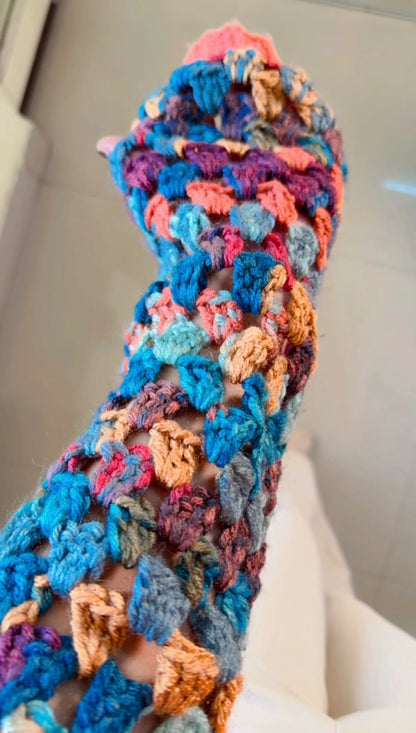 (Size-L to XL) Premium Crochet Shrug - C463