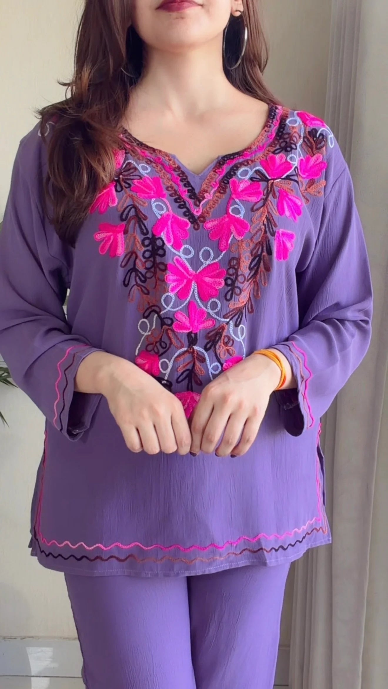 Gulnaar Embroidered Pakistani Co-Ord Set