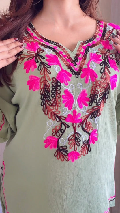 Gulnaar Embroidered Pakistani Co-Ord Set