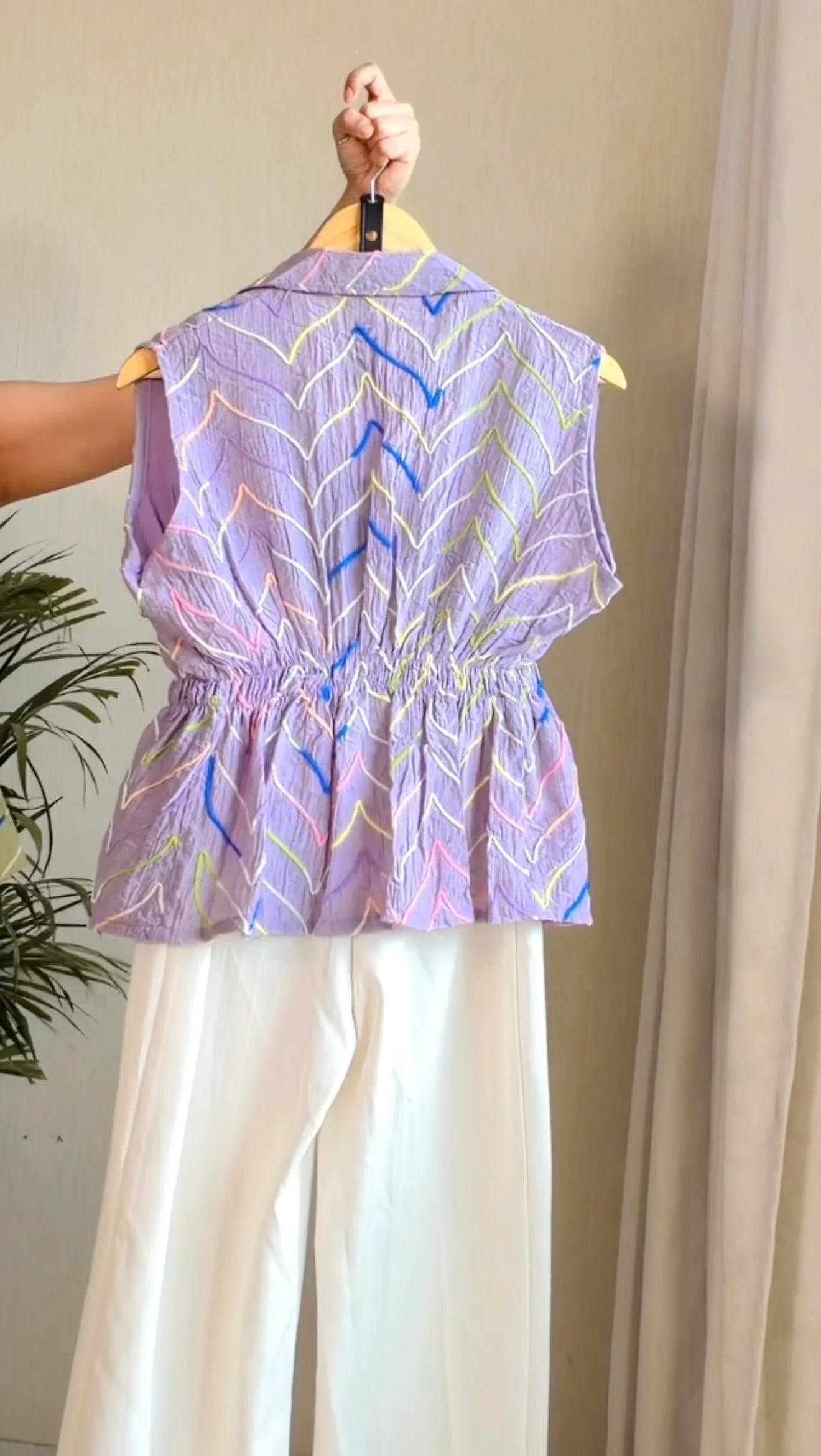 Ziva Statement Printed Co-Ord Set (Top+Pant)