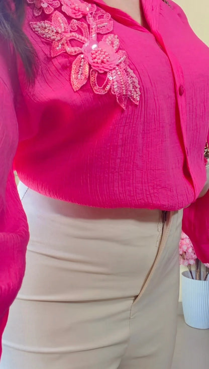 Pinkleaf Embroidered Premium Shirt