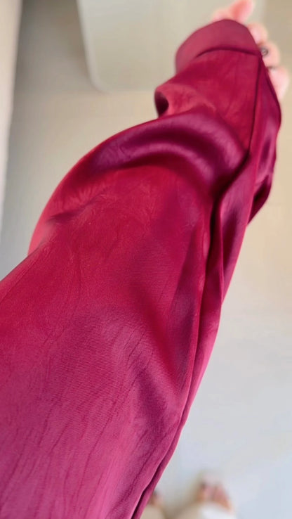 Wine Luxe Sheen Shirt