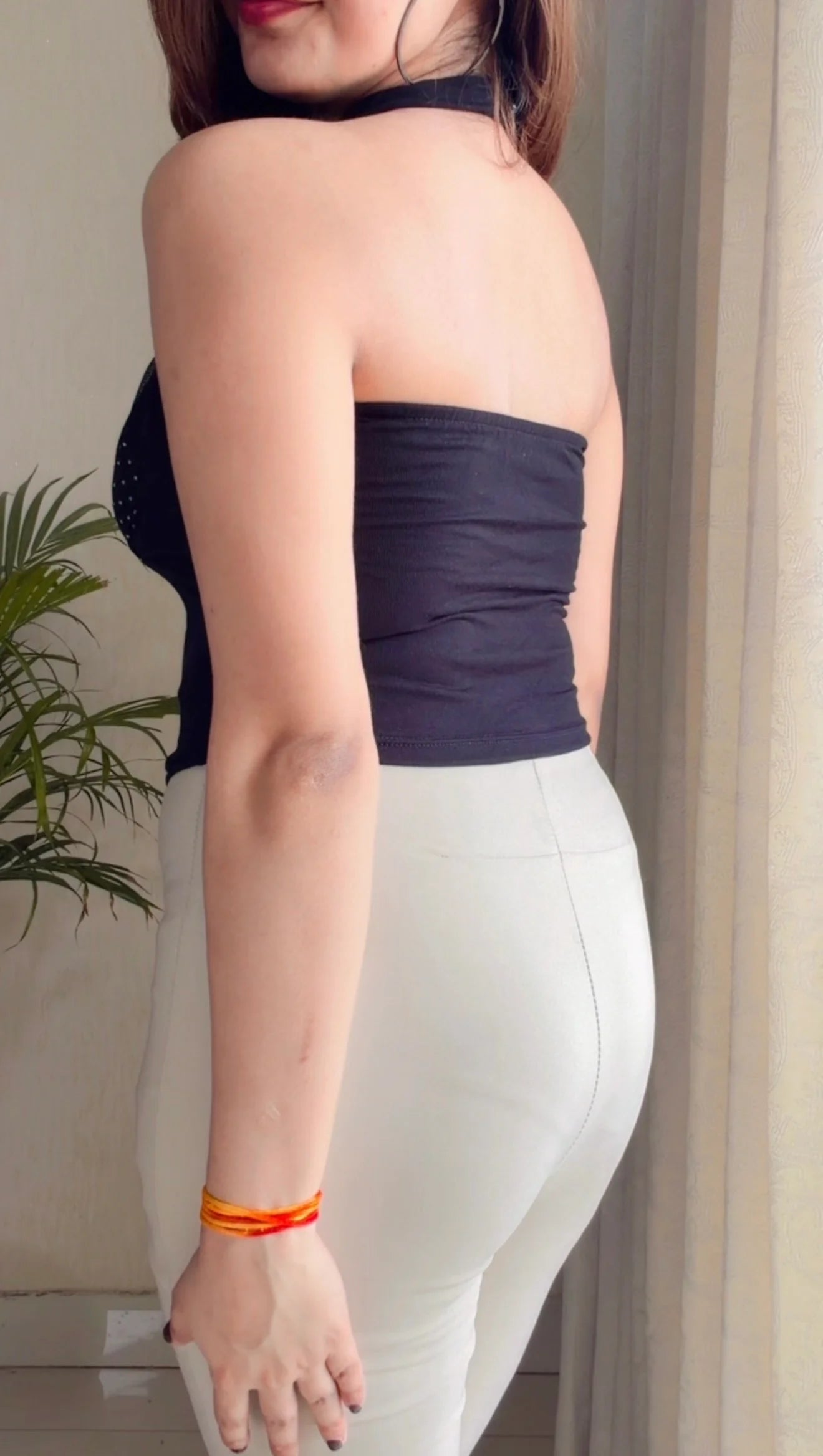 Crystal Glam Padded Halter Top