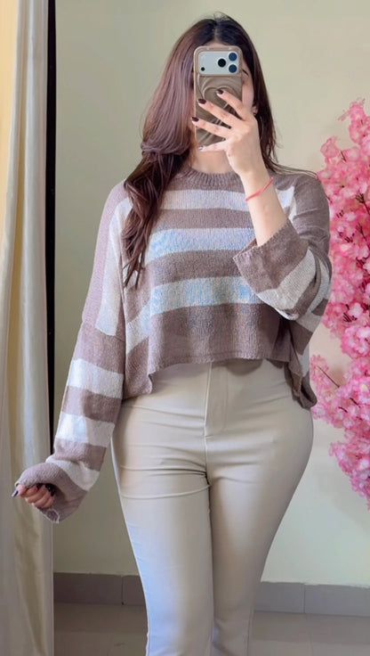 (Size-Free Size) Crochet Top- C533