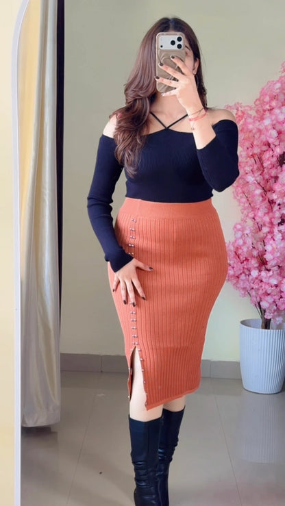 (Size-S to M) Classy Co-Ord Set-  K-557