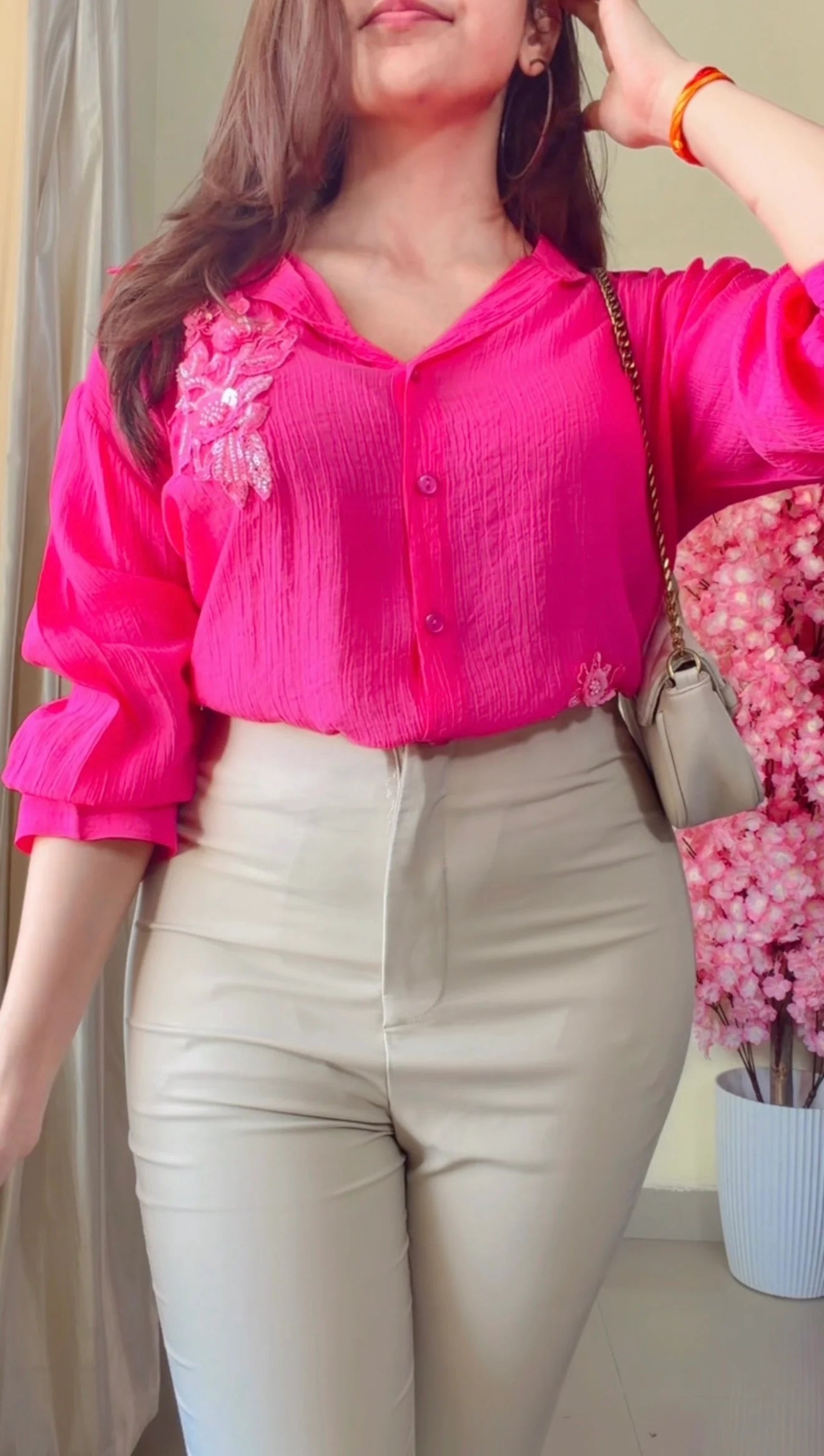 Pinkleaf Embroidered Premium Shirt