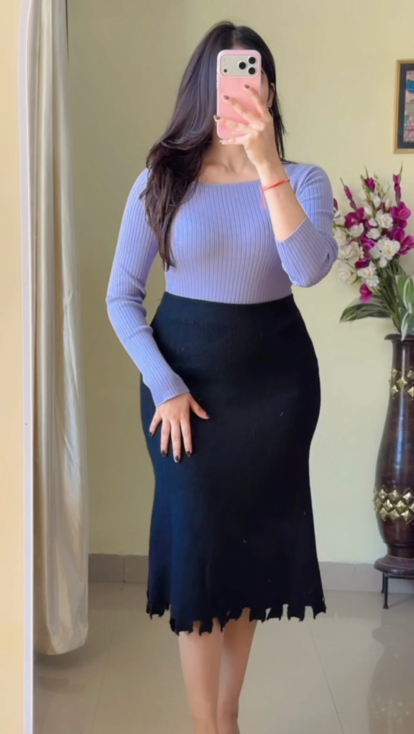 (Size-Free Size) Pretty Co-Ord K-454