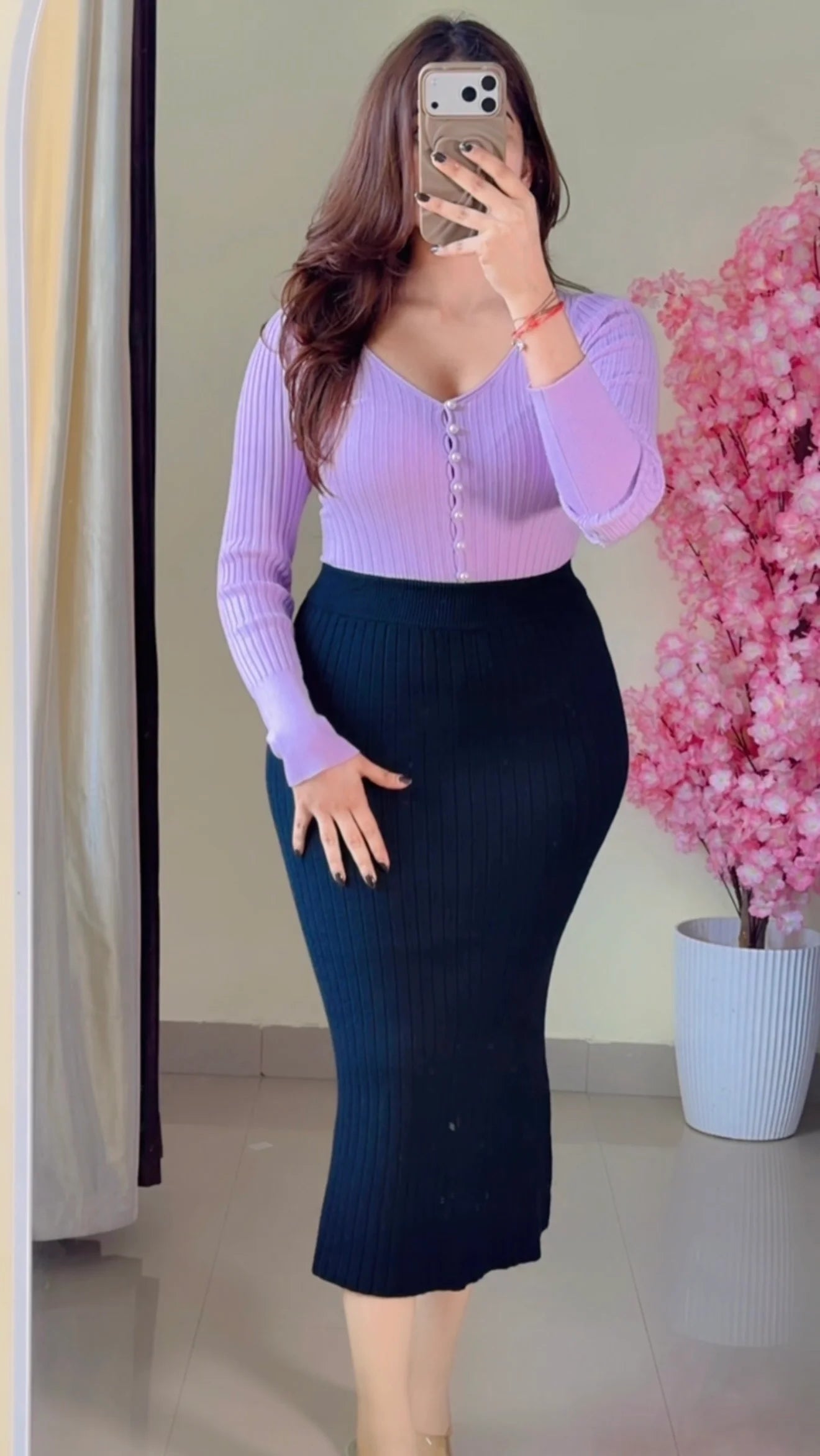 (Size-S to M) Classy Co-Ord Set-  K-554