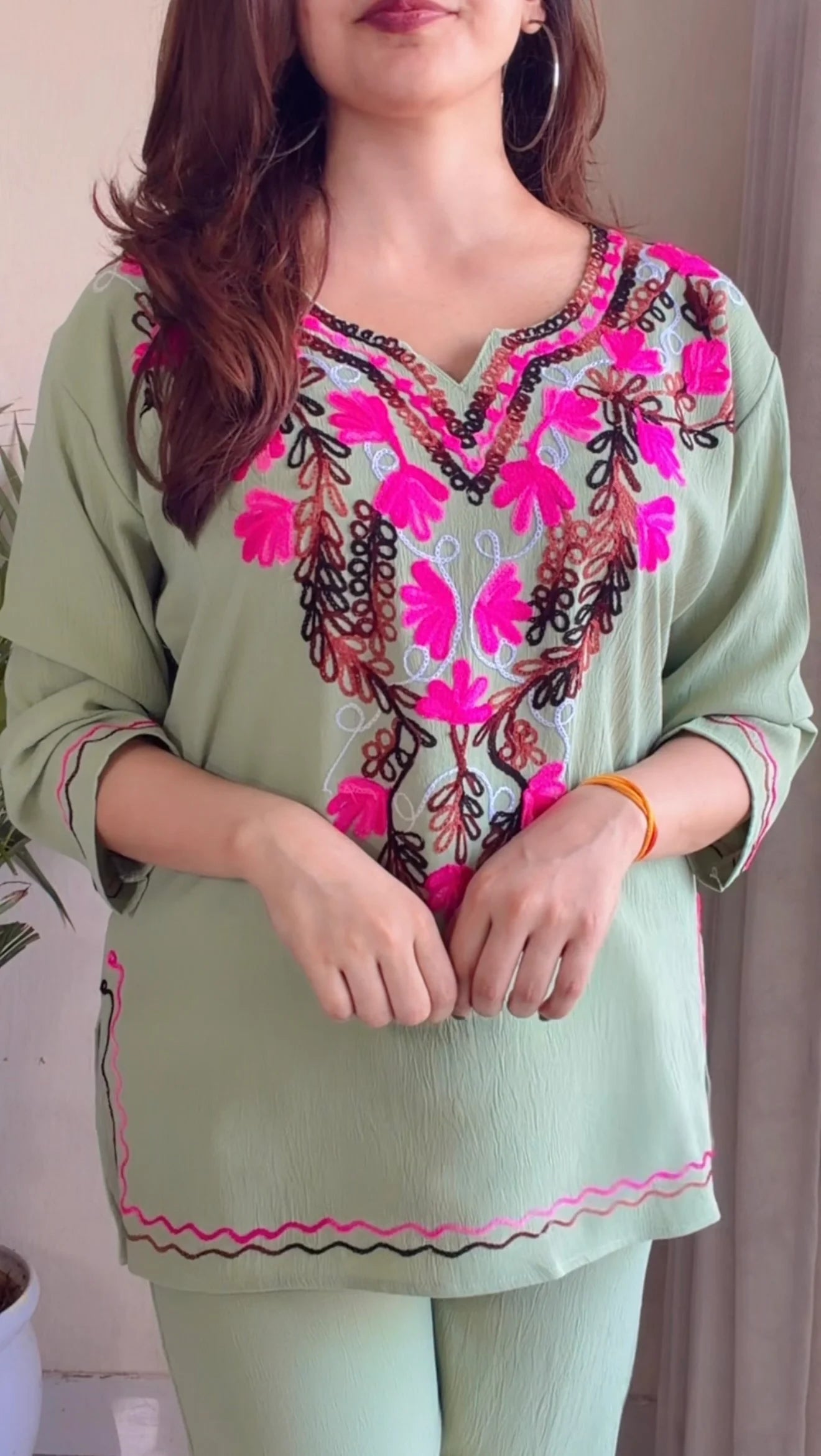Gulnaar Embroidered Pakistani Co-Ord Set