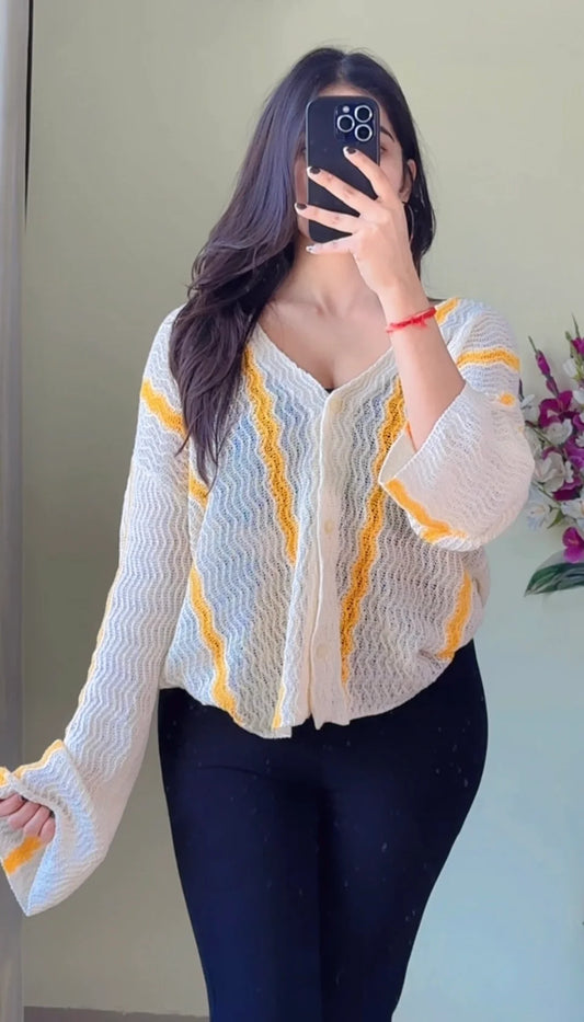 (Size-M to L) Crochet Top-CB184