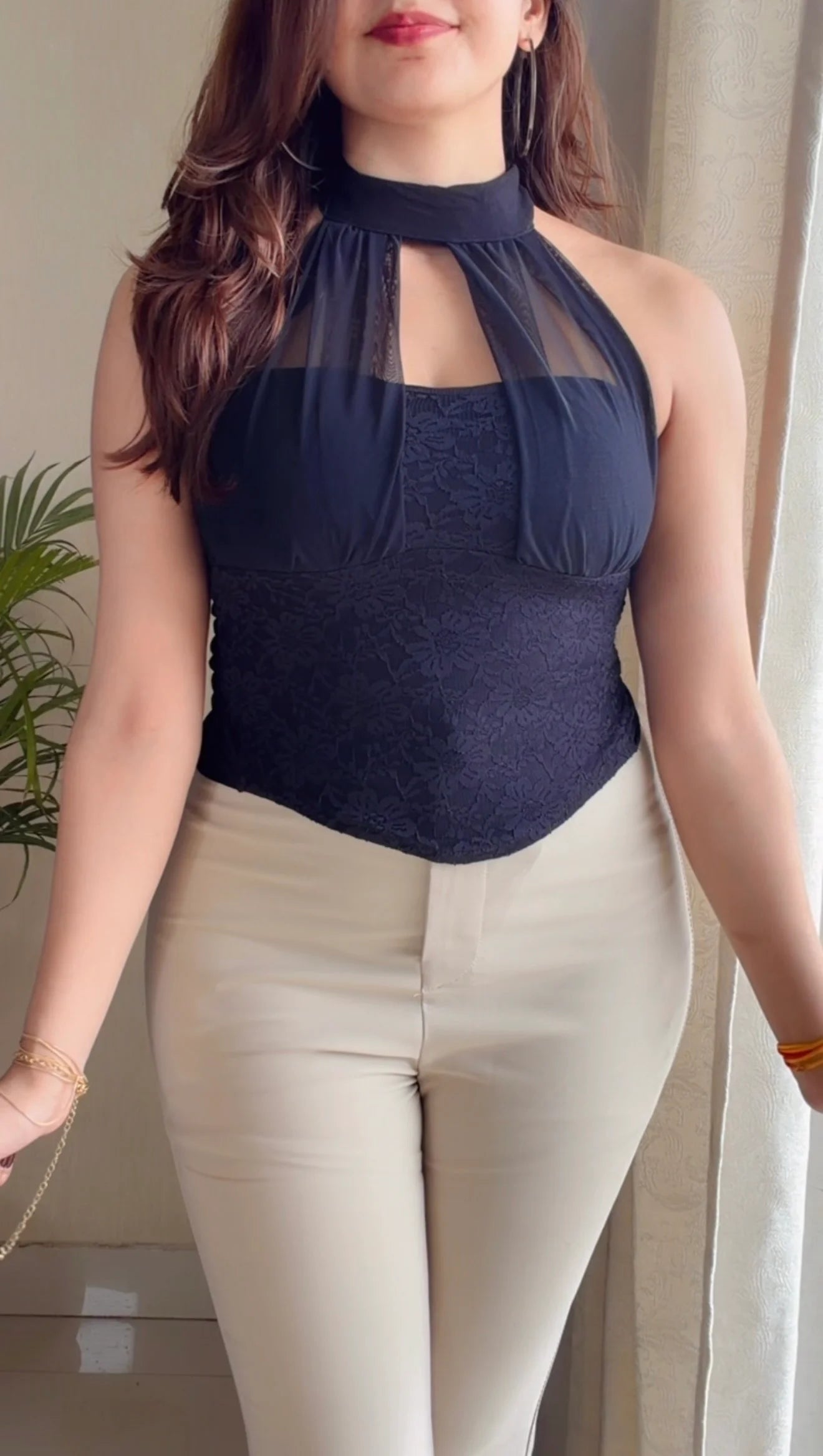 Glam Padded Halter Top