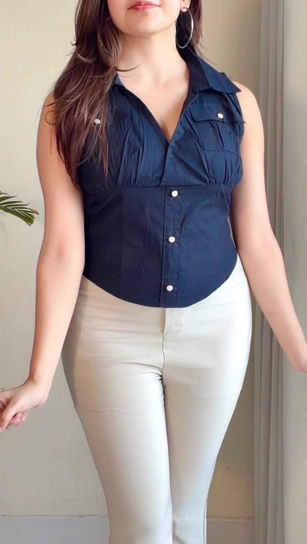 Utility Pocket Shirt Top
