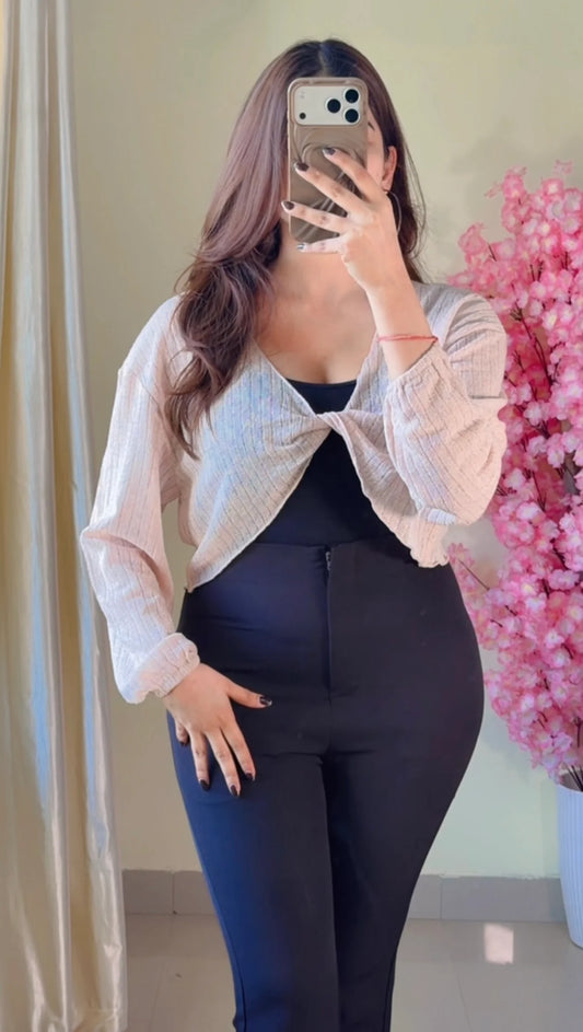 (Size-Free Size ) Crochet Top-C484