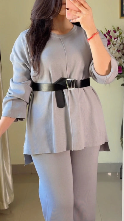 Premium Co-ord Set With Belt