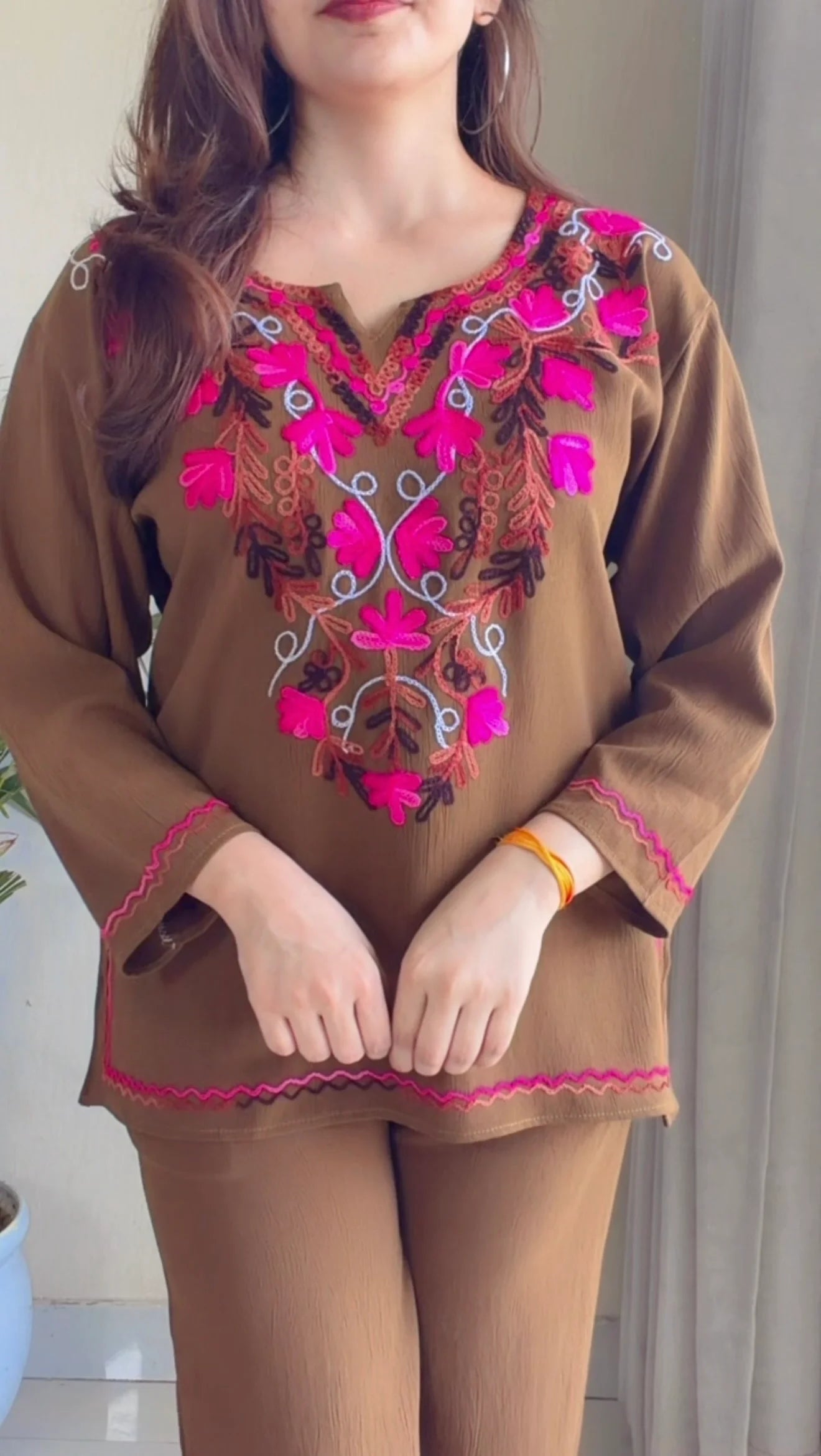 Gulnaar Embroidered Pakistani Co-Ord Set