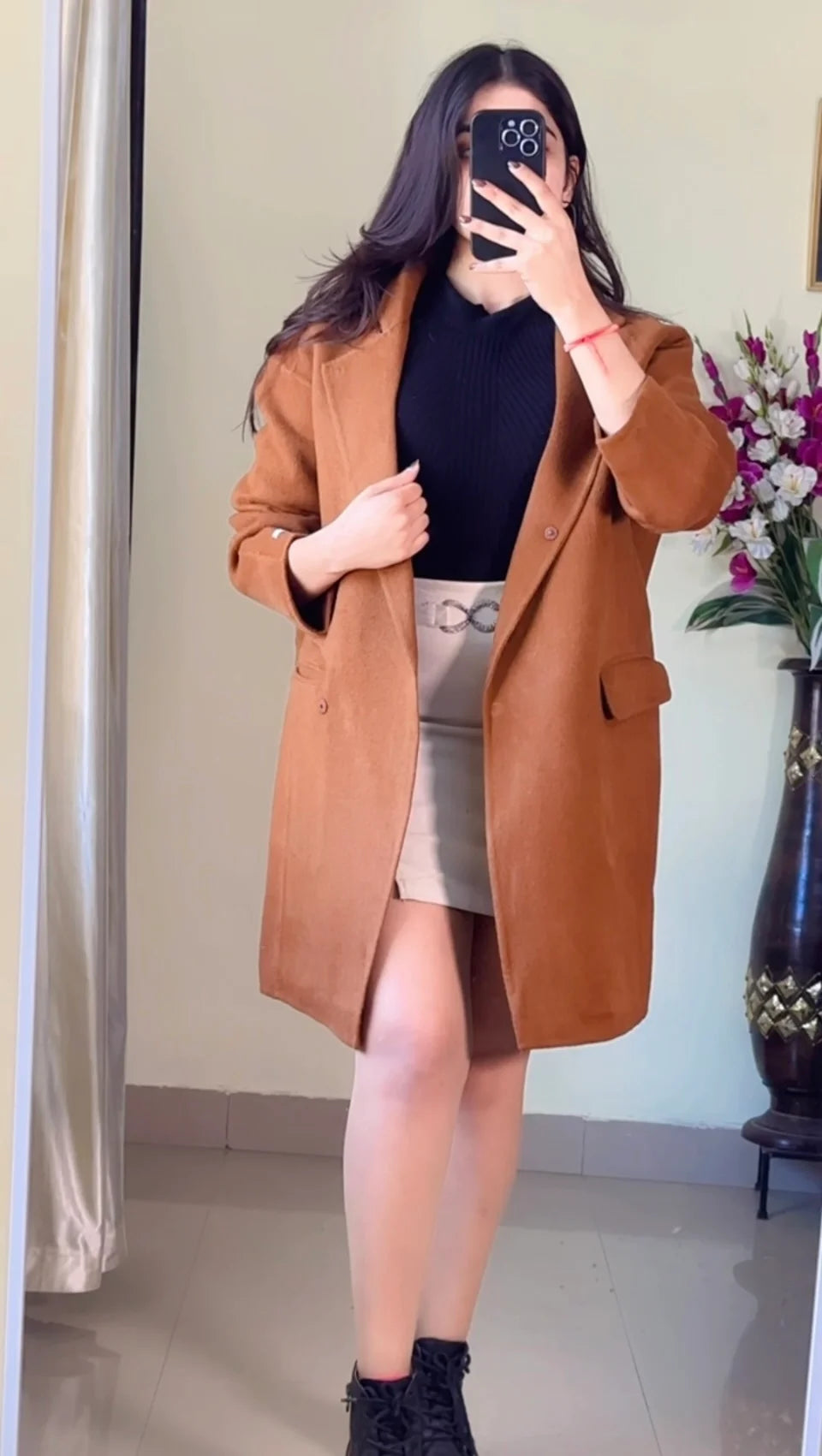 (Size- L )  Winter Coat) - (WO204