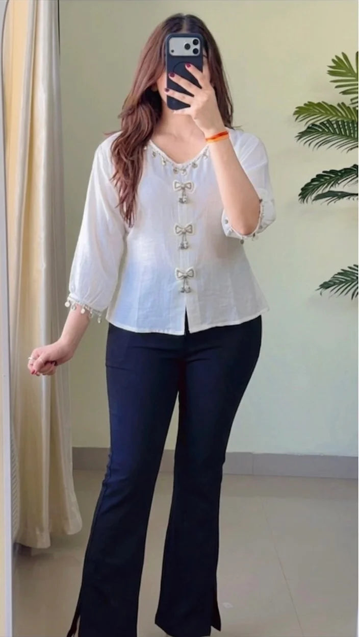 Soft Girl Bow Top