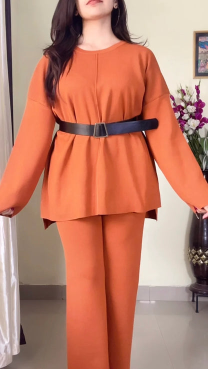 Premium Co-ord Set With Belt